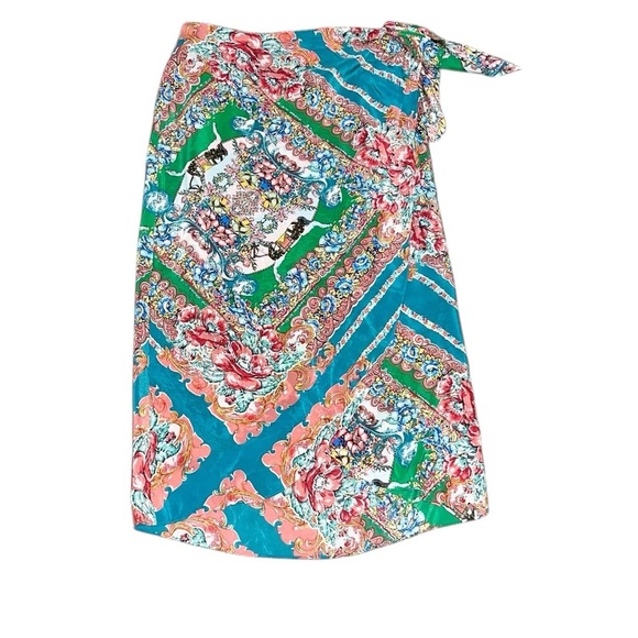 Anthropologie Maeve Bette Wrap Skirt Size 14 - Picture 4 of 10